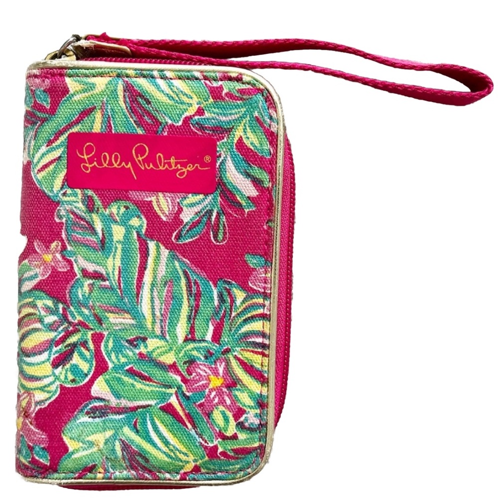 LILLY PULITZER Smartphone ID Wallet Wristlet Pretty Preppy Stylish Resort Beachy